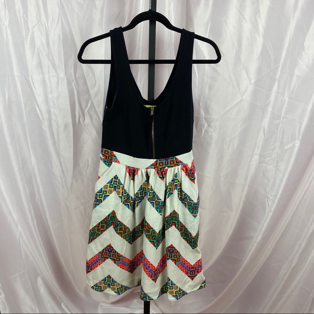Anthropologie Maeve Chevron Dress, size 8